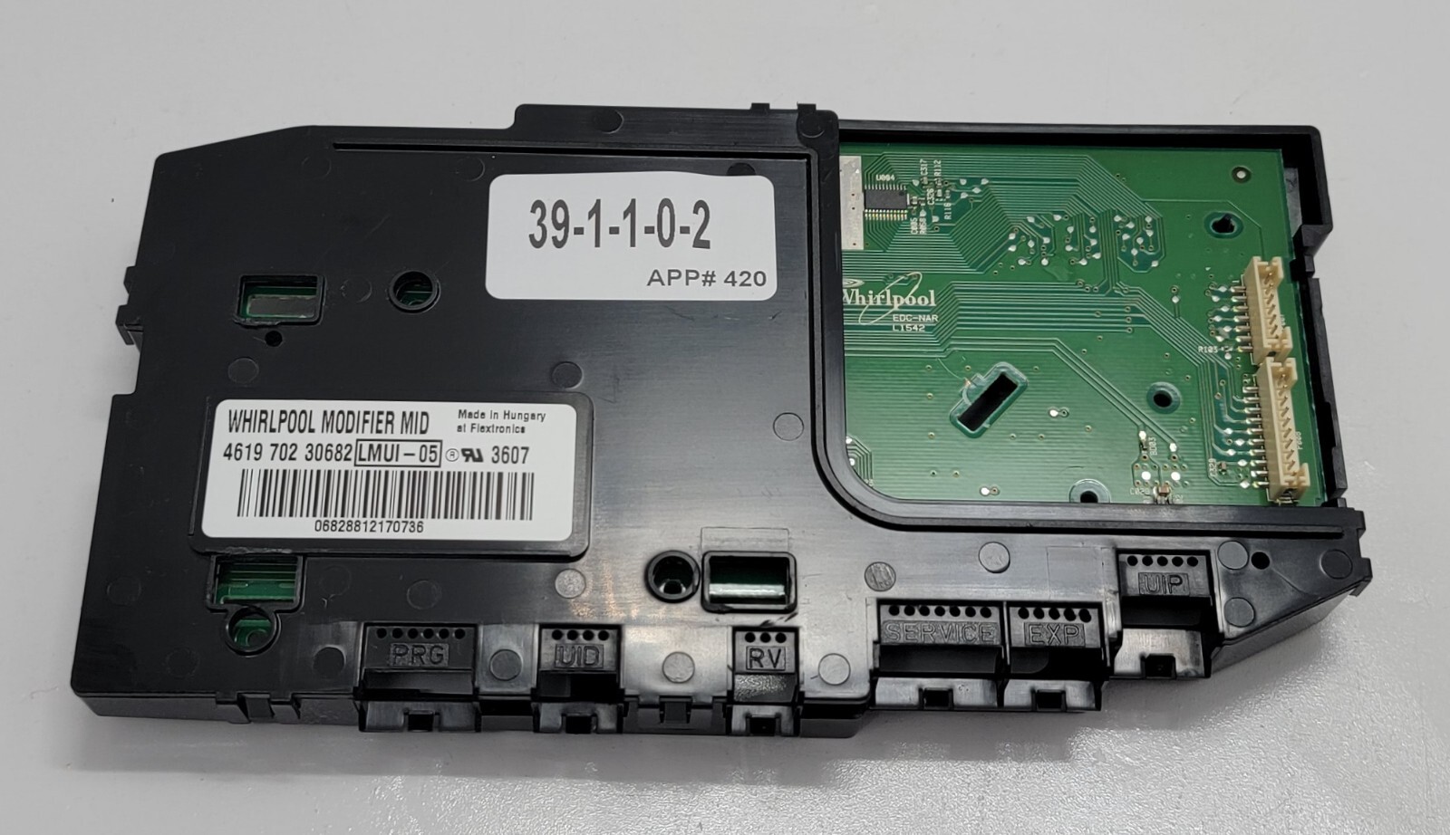 Genuine Washer Whirlpool Control Board Part#461970230682