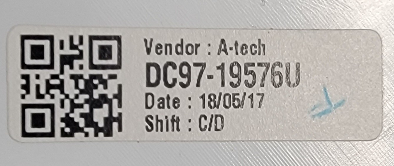 Genuine Washer Samsung Control Panel Part#DC64-03438A002