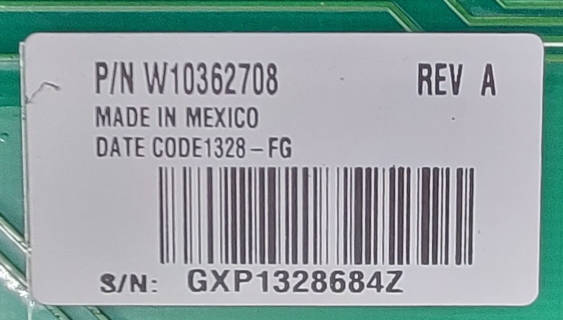 Genuine Washer Maytag Control Board Part#W10215800