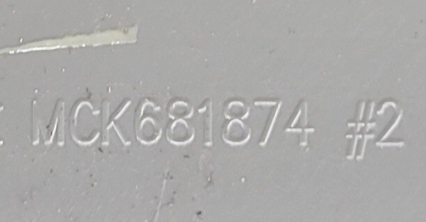 Genuine Refrigerator LG Control Panel Part#MCK681874