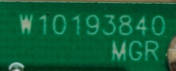 Genuine Refrigerator Whirlpool Ice Control Board Part#W10193840