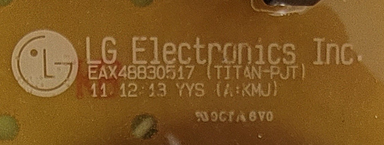 Genuine Washer LG Control Board Part#EBR74488601