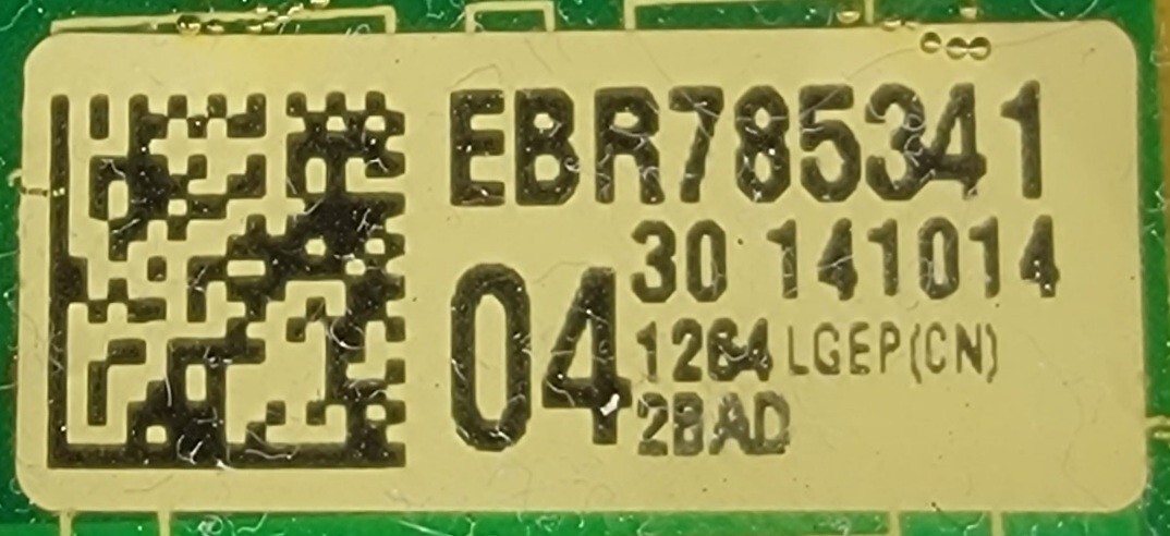 Genuine Washer LG Control Board Part#EBR78534104