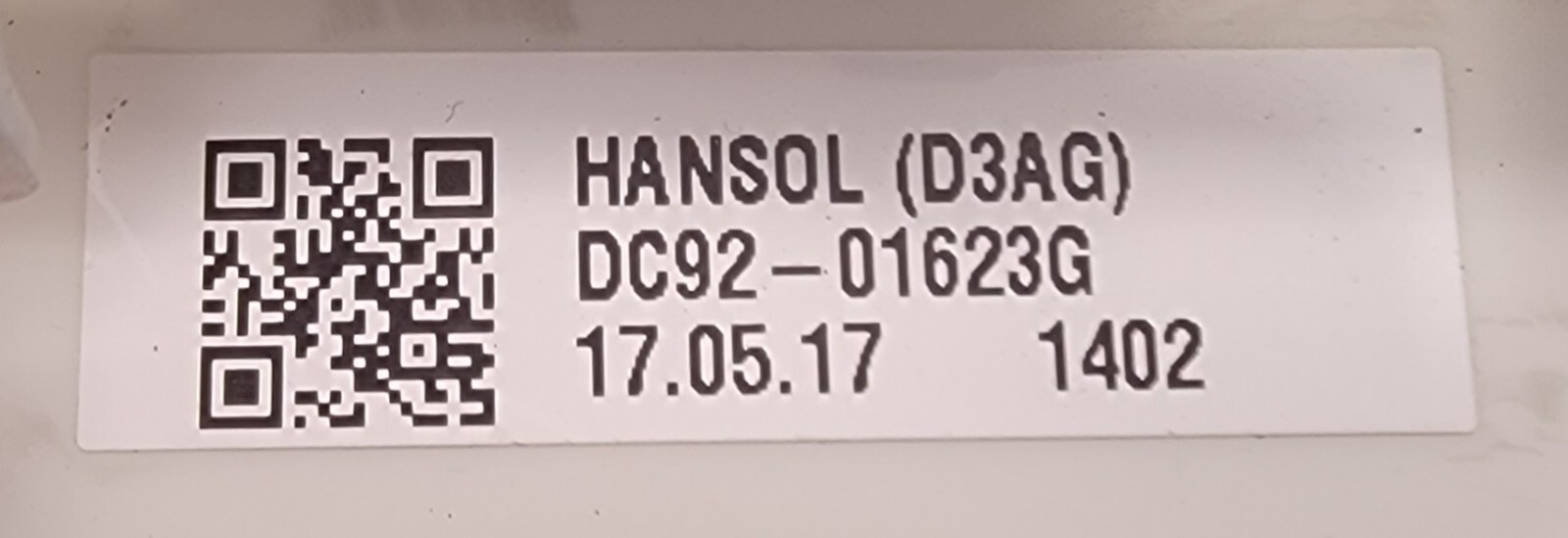 Genuine Washer Samsung Control Board Part#DC92-01624B DC92-01625Y