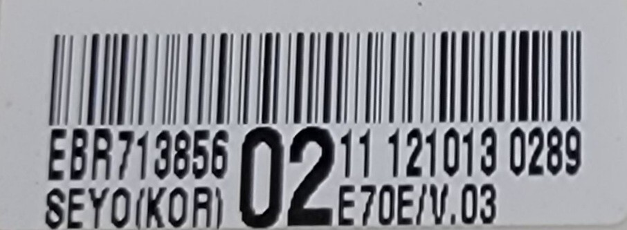 Genuine Dryer LG Interface Control Board Part#EBR71385602