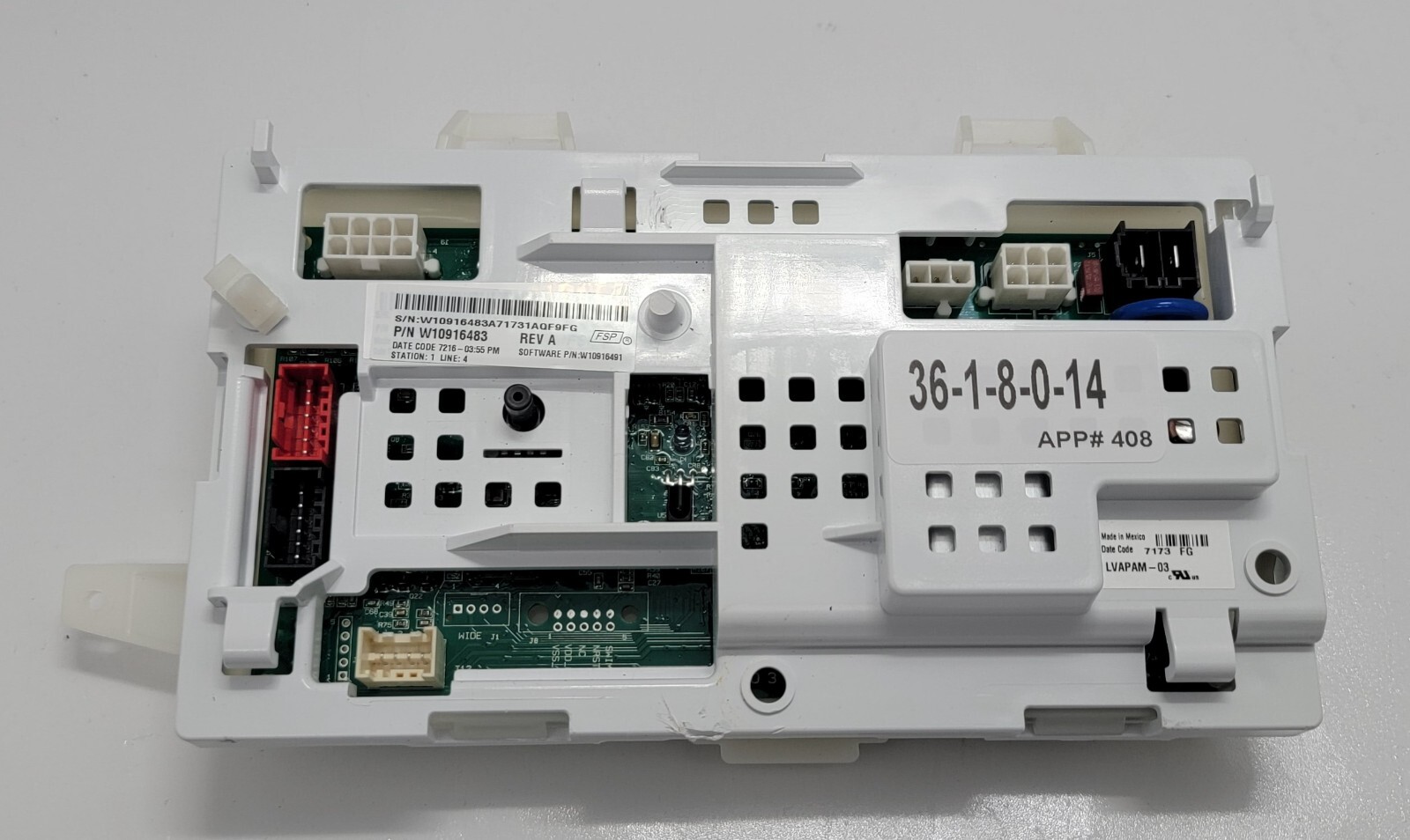Genuine Washer Maytag Control Board Part#W10916483