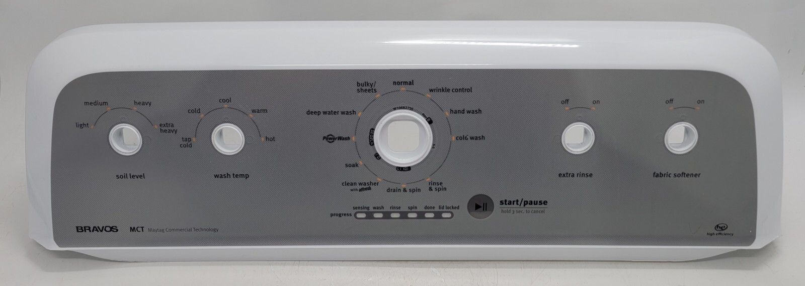 Genuine Washer Maytag Control Panel Part#W10513410