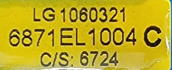 Genuine Dryer LG Control Board Part#6871EC2123B 6871EL1004C