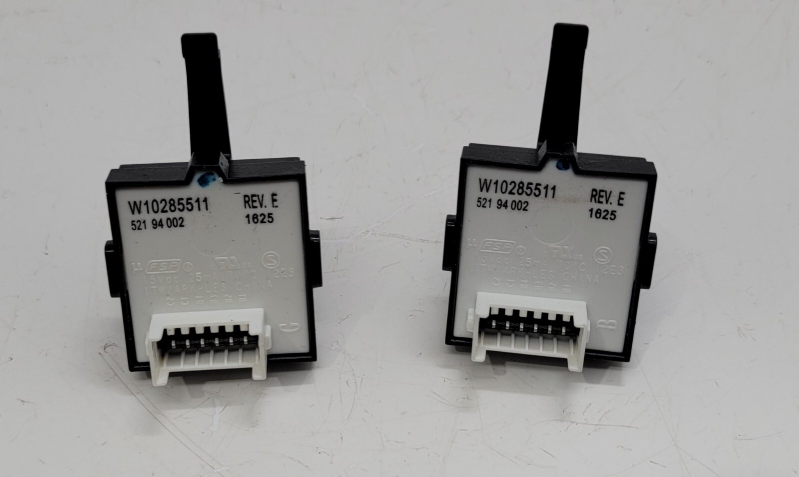 Genuine Washer Whirlpool Selector Switch Set Part#W10285511