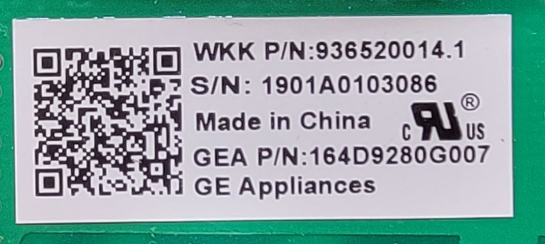 Genuine Cooktop Monogram Control Board Part#164D9280G007