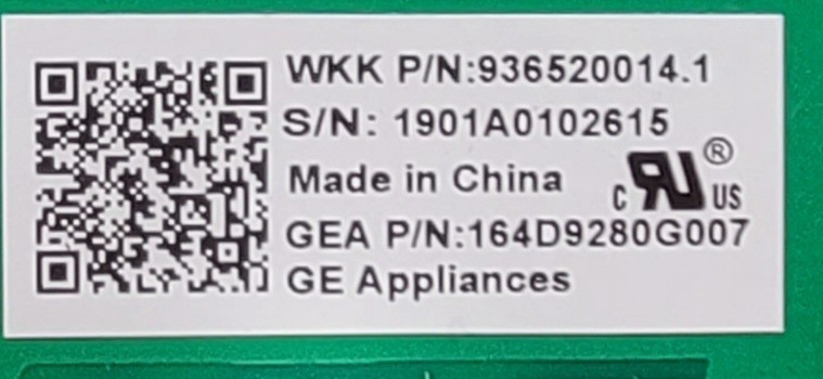 Genuine Cooktop Monogram Control Board Part#164D9280G007
