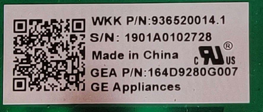 Genuine Cooktop Monogram Control Board Part#164D9280G007