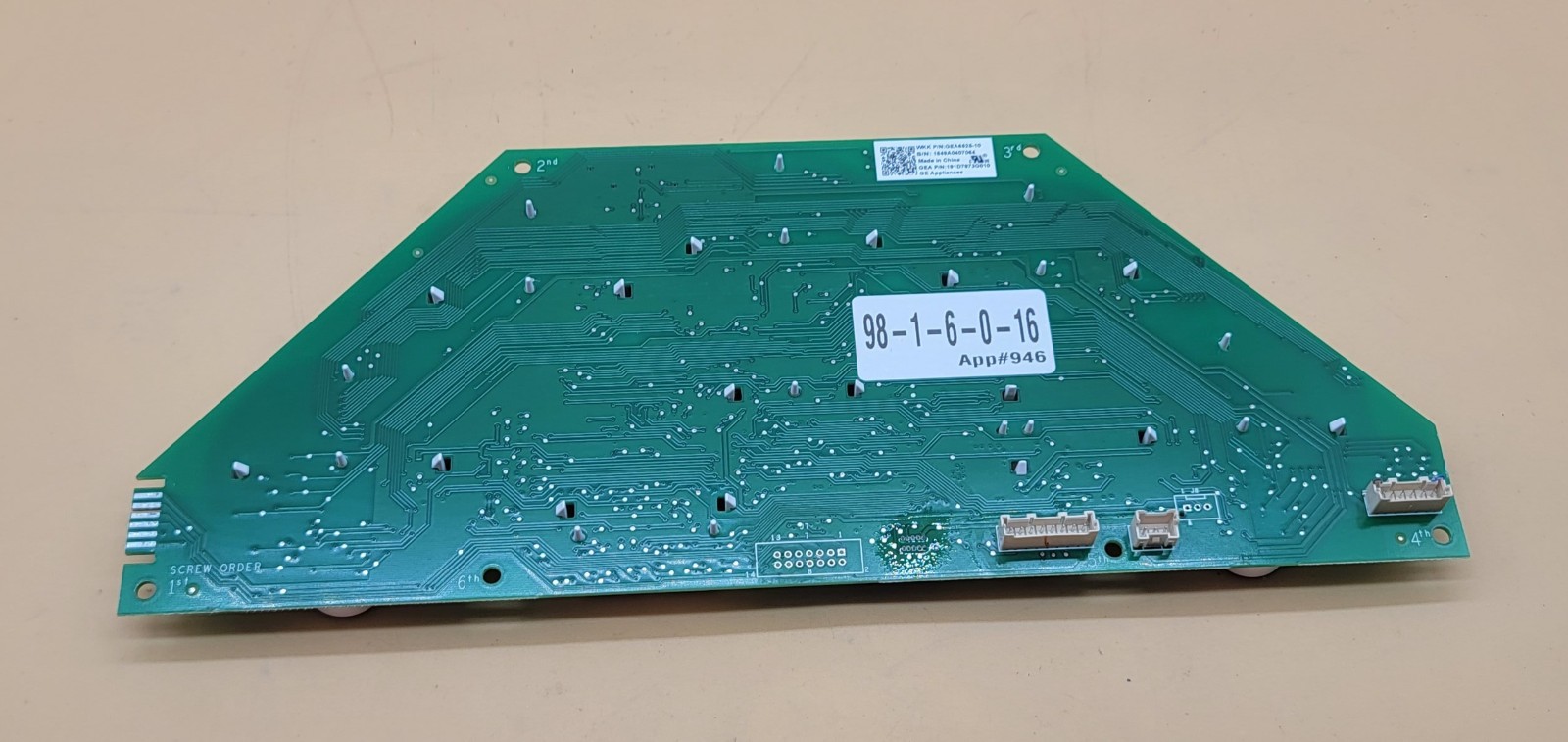 Genuine Cooktop Monogram Control Board Part#191D7973G010