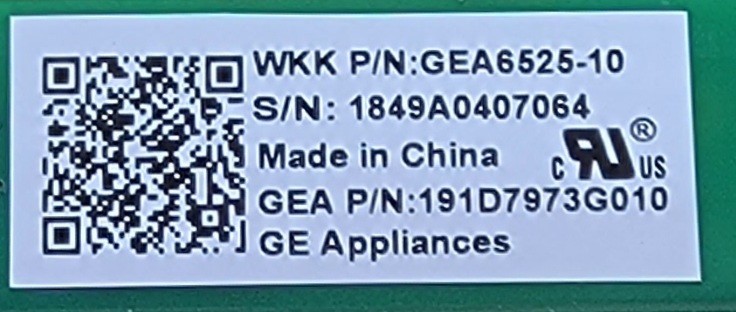 Genuine Cooktop Monogram Control Board Part#191D7973G010