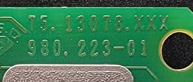 Genuine Cooktop Bosch/Thermador Control Board Part#75.13178.339 673531