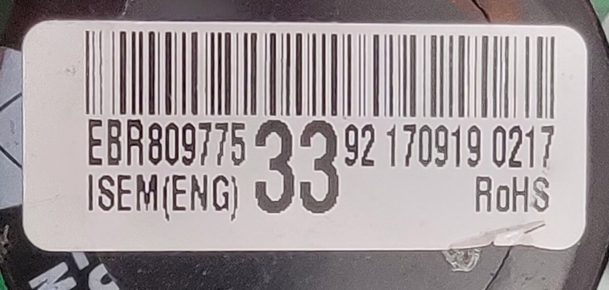 Genuine Refrigerator Dacor Control Board Part#EBR80977533