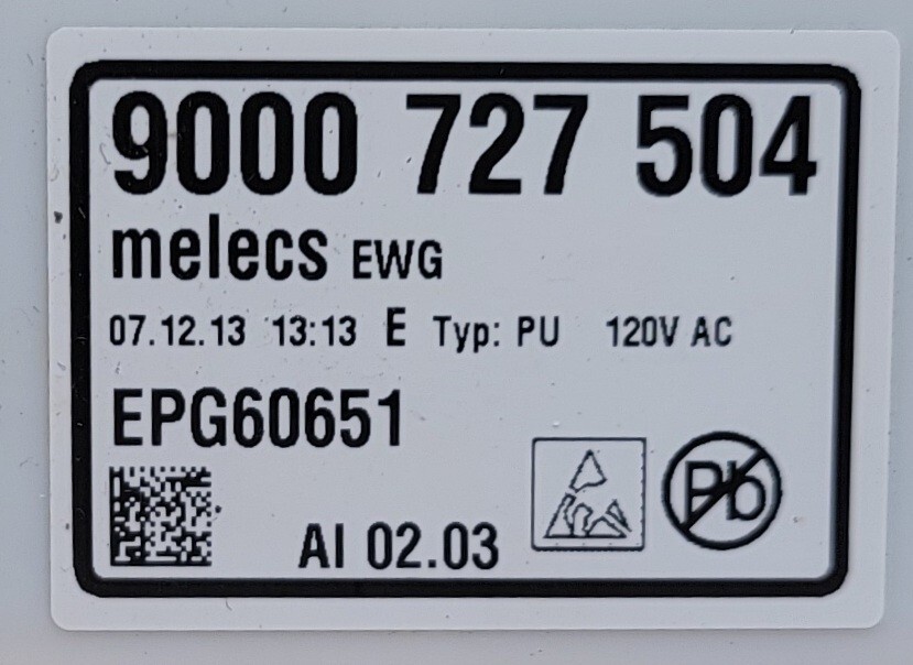 Genuine Dishwasher Thermador Control Board Part#9000727504