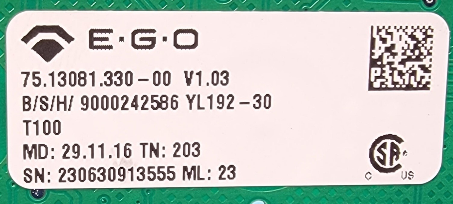 Genuine Cooktop Thermador Control Board Part#00673379 75.13081.330-00
