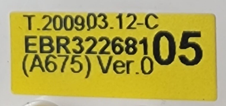 Genuine Washer LG Control Board Part#EBR32268105