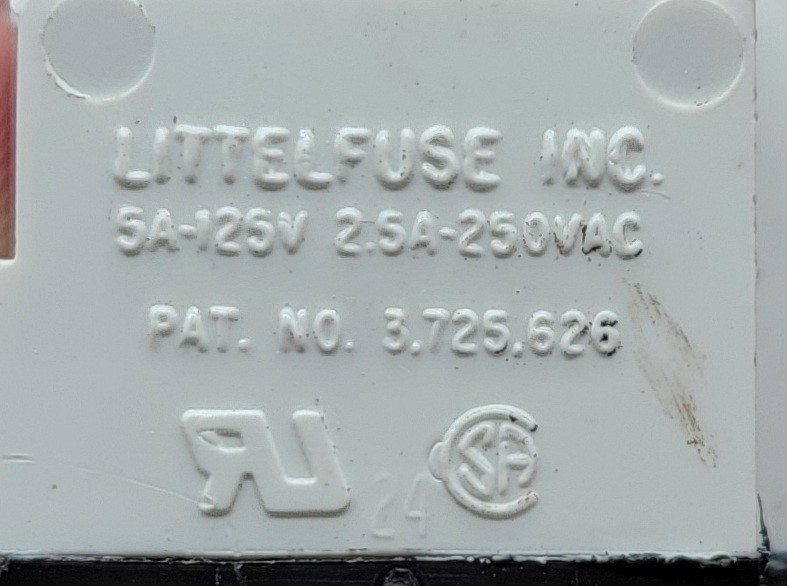 Genuine Refrigerator Sub-Zero Light Switch Part#3.725.626