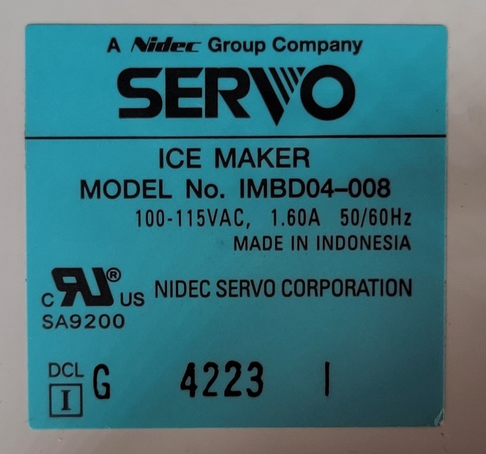 Genuine Refrigerator Sub-Zero Ice Maker Part#IMBD04-008 4200520