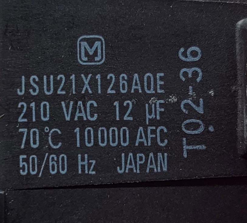 Genuine Refrigerator Sub-Zero Capacitor Part#JSU21X126AQE