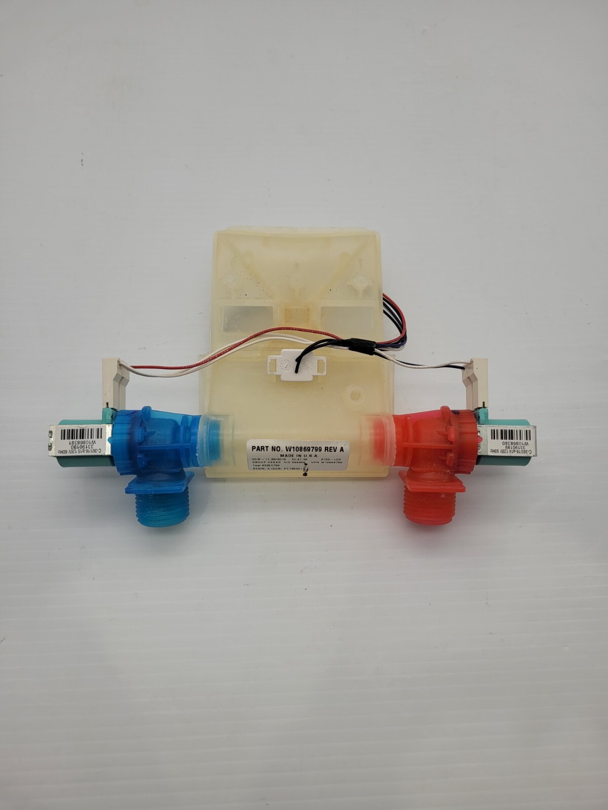 Genuine Kenmore Washer water valve Part #W10869799 WPL-W11210459