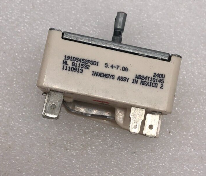 Genuine GE Range Infinite Switch Part#191D5452P001 NL811532 1110913