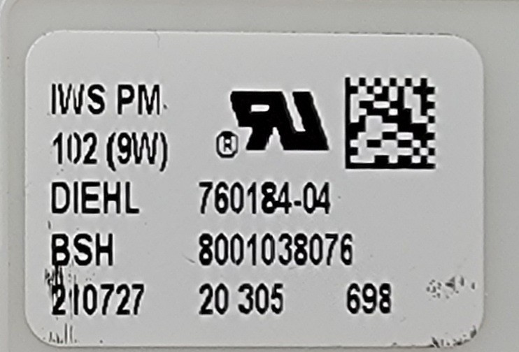 Genuine Refrigerator Thermador Control Board Part#8001038076