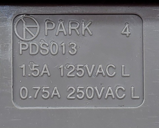 Genuine Refrigerator LG Push Button Switch Part#PDS013