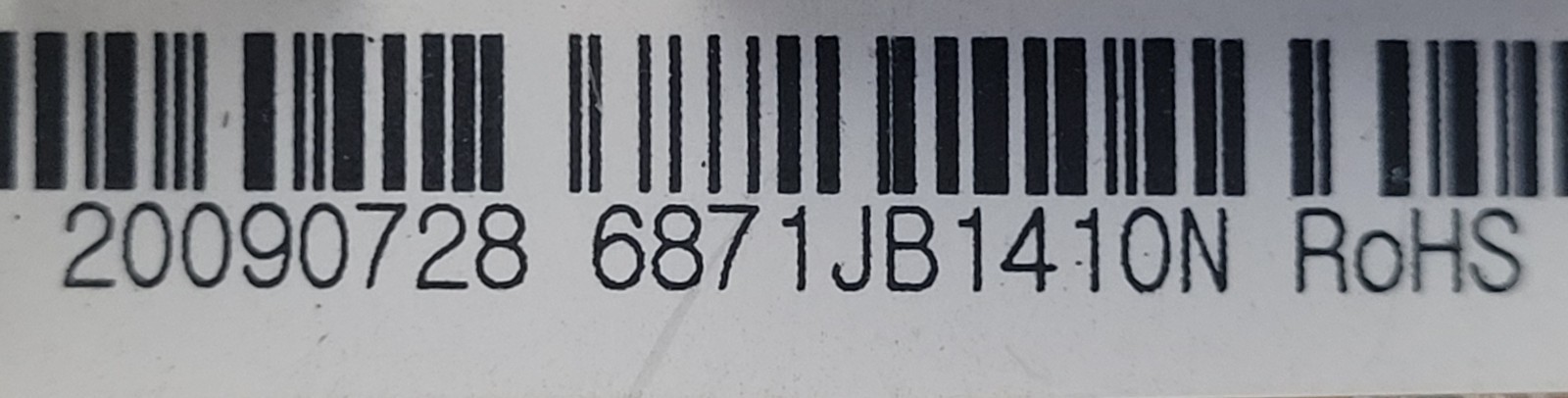 Genuine Refrigerator LG Circuit Board Part#6871JB1410N