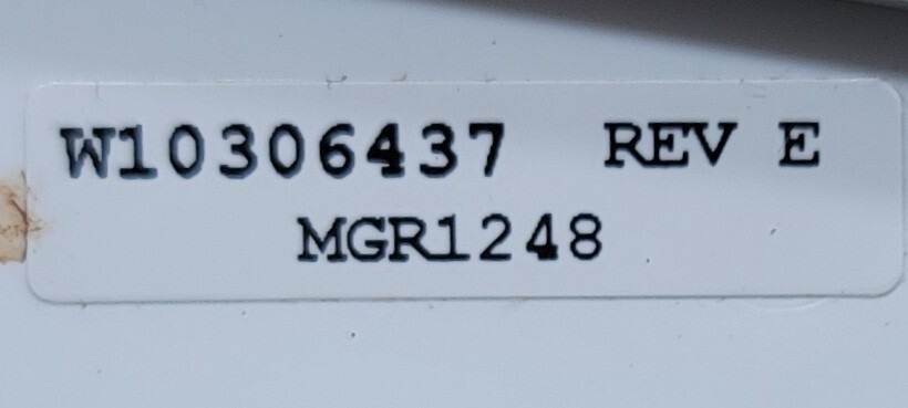 Genuine Refrigerator Kitchen Aid Receiver Control Board Part#W10518658