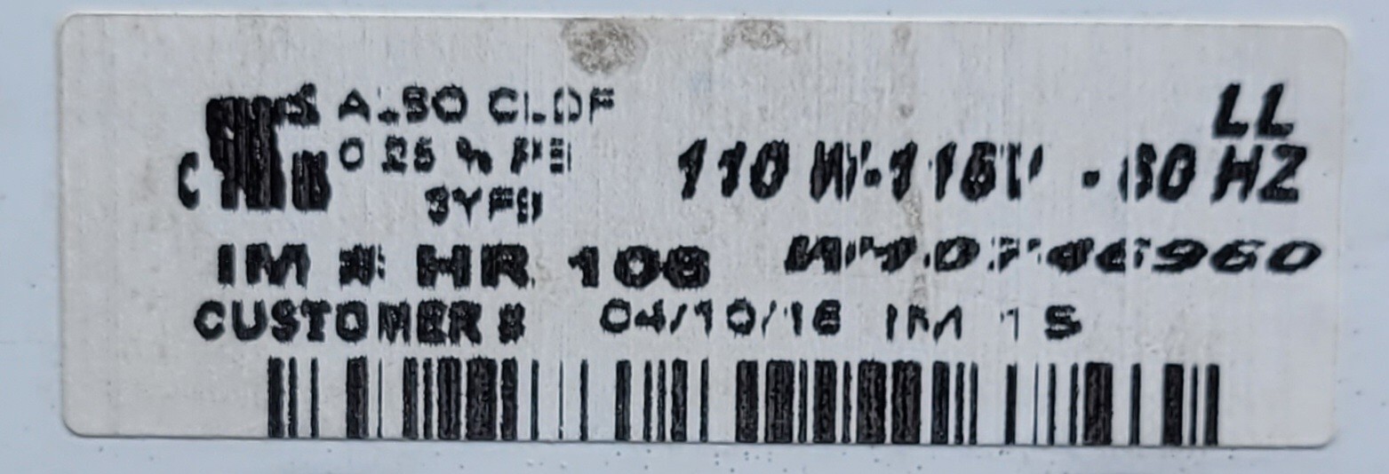 Genuine Refrigerator Whirlpool Ice Maker Part#W10746960