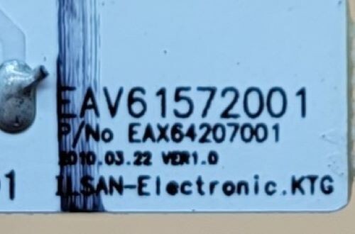 Genuine Refrigerator LG LED Light Set Part#EAV61572001.