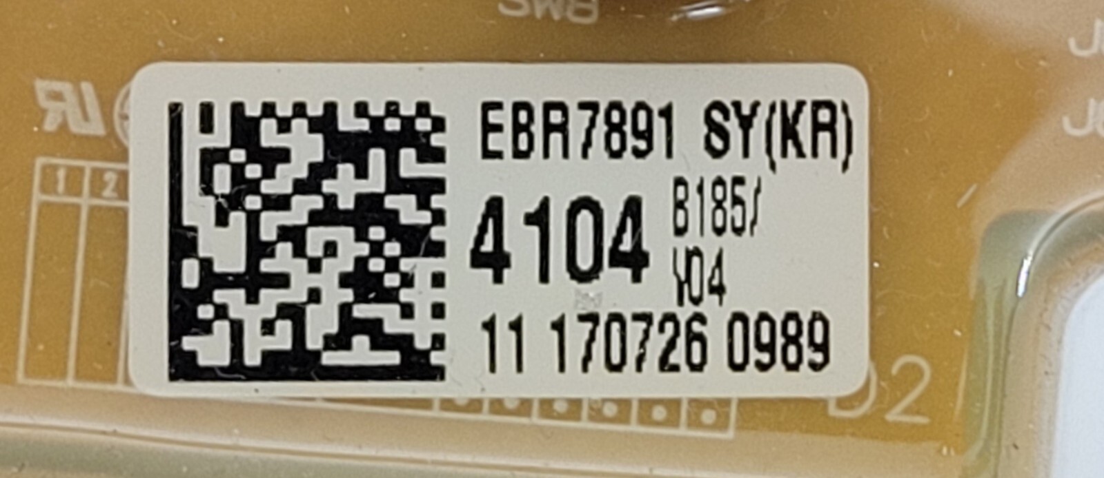 Genuine Dryer LG Control Board Part#EBR78914104