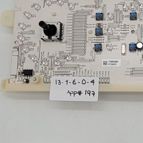 Genuine Washer GE Control Board Part#175D6854G005