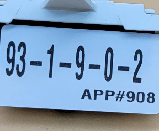 Genuine Washer/Dryer Whirlpool Start Switch Part#3977456
