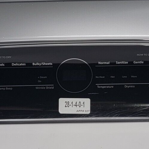 Genuine Dryer Whirlpool Control Panel Part#W10682654