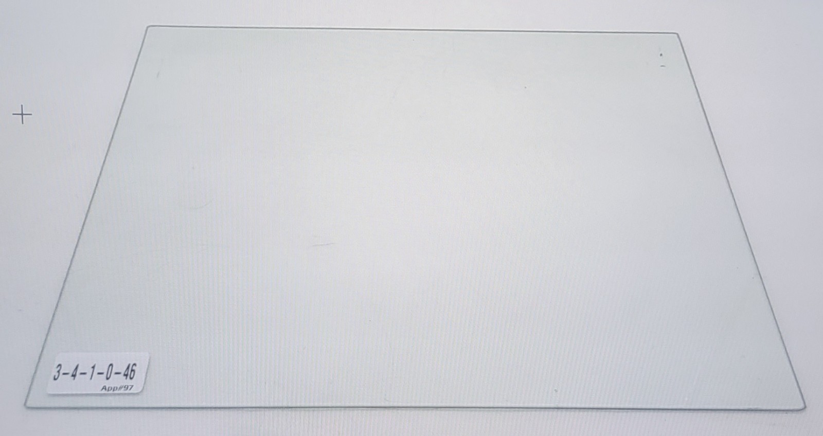 Genuine Refrigerator Samsung Crisper Glass Shelf