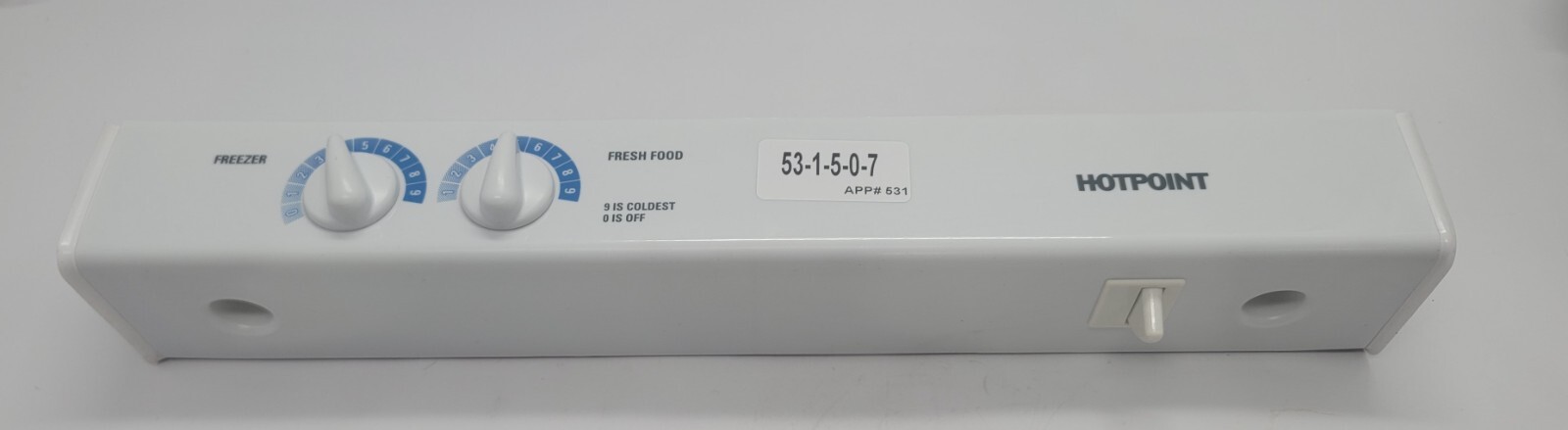Genuine Refrigerator Hotpoint Temperature Panel w/Board Part#197D2803G003