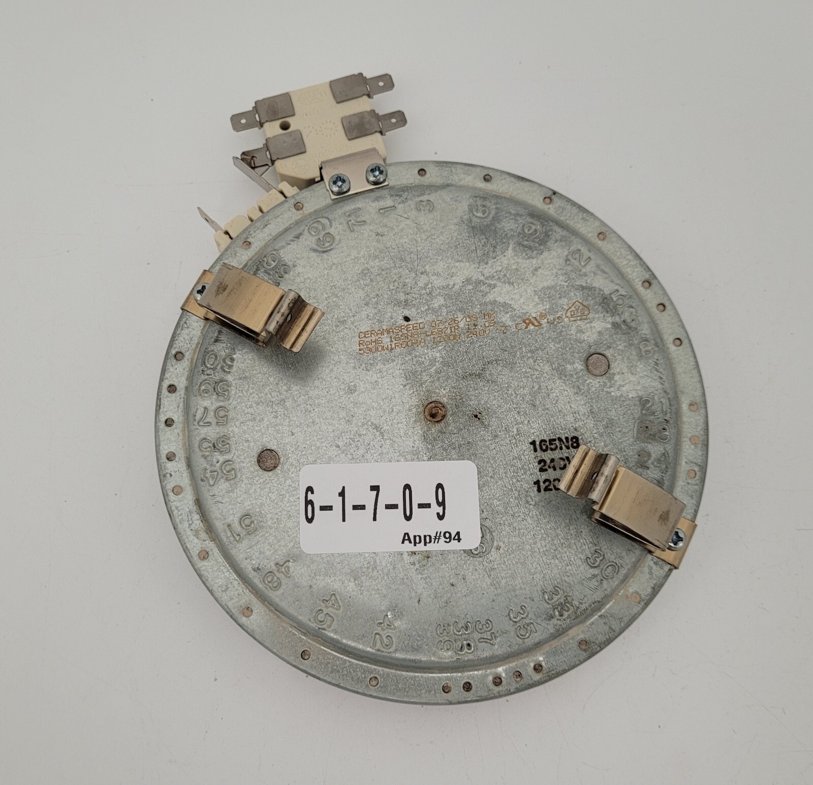 Genuine Oven LG Surface Element Part#165N8-L6871R