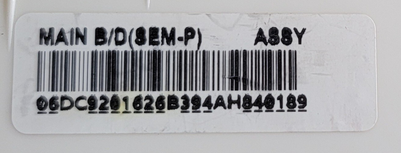 Genuine Refrigerator Whirlpool Control Board Part#DC92-01626B