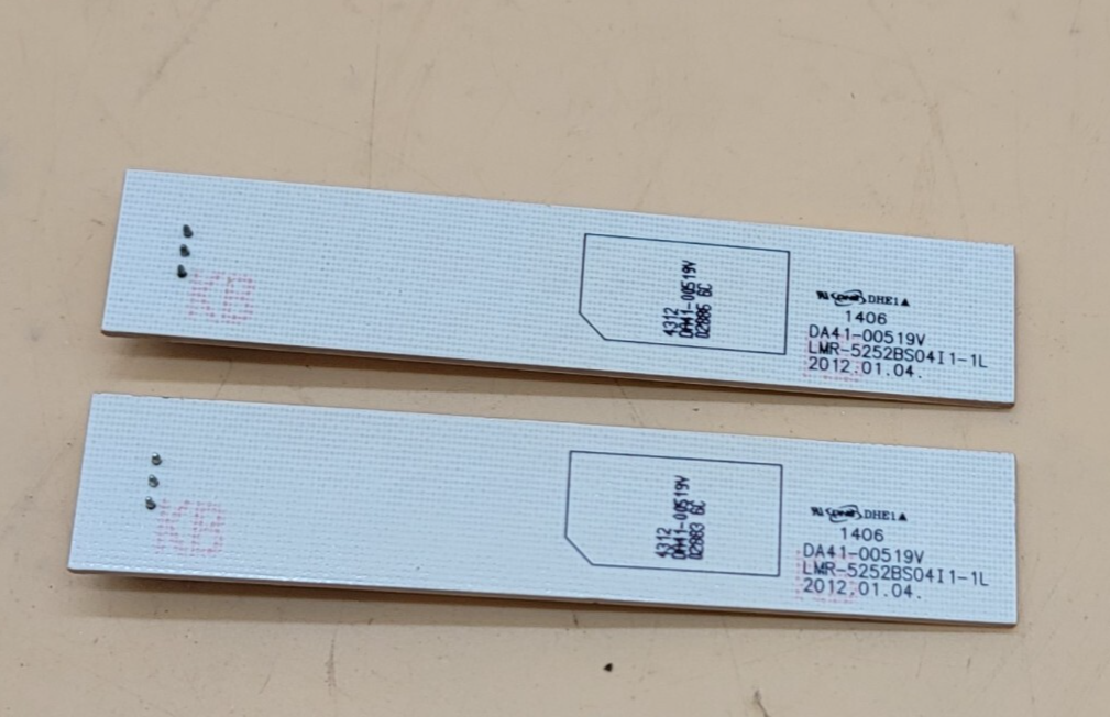 Genuine Refrigerator Samsung LED Light Set Part#DA41-00519A