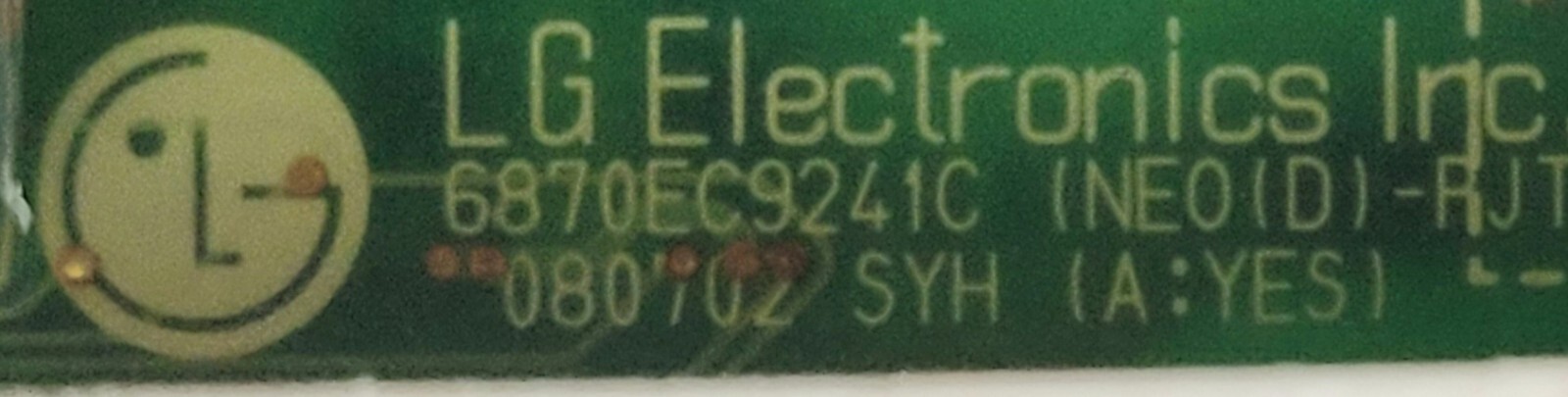 Genuine Dryer LG Circuit Board Part#EBR33640908