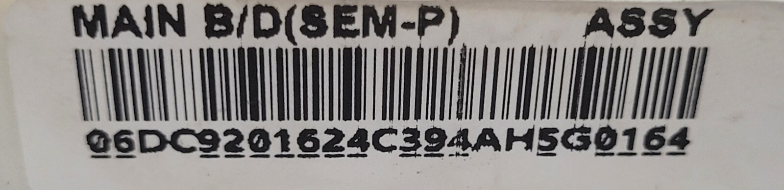 Genuine Washer Samsung Circuit Board Part#DC9201624C