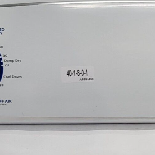 Genuine Dryer Whirlpool Control Panel Part#W10295262