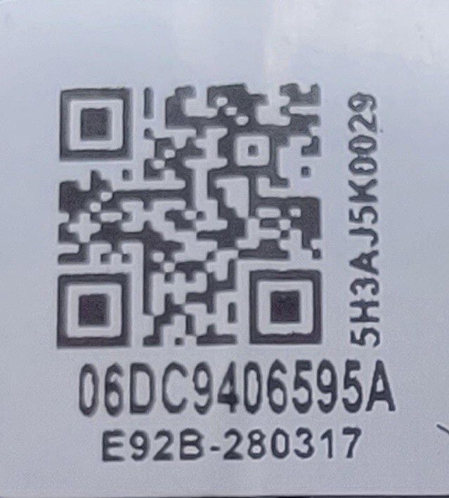 Genuine Washer Samsung Control Board Part#DC92-01803J