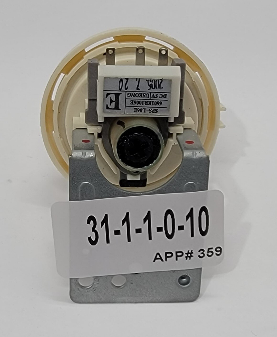 Genuine Washer LG Pressure Switch Part#6601ER1006R