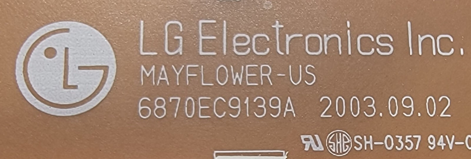 Genuine Washer LG Control Board Part#6871EC1116A