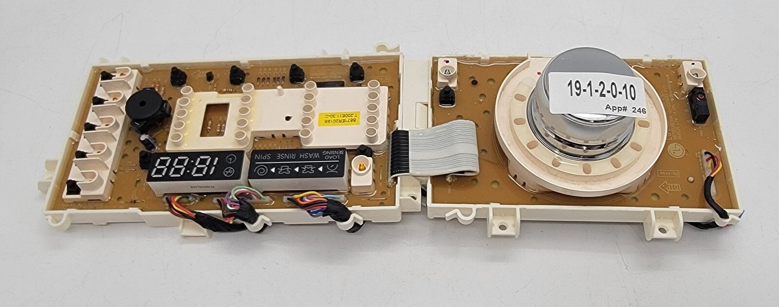 Genuine Washer LG Interface Control Board Part#6871ER2019B